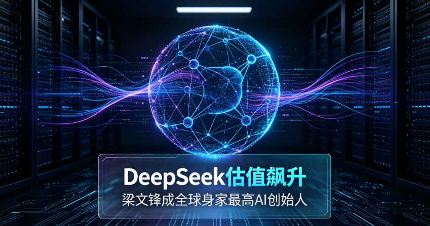 全球AI 大模型创始人新首富梁文锋，DeepSeek 估值暴涨改写行业格局