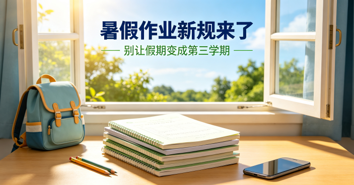 严禁手机布置暑假作业！教育部出台暑期新规，杜绝假期变 “第三学期”